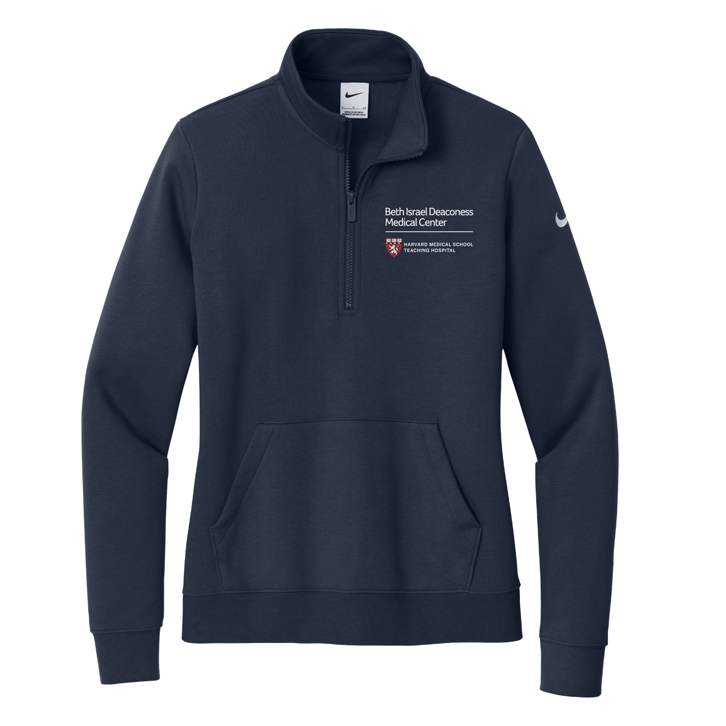 Women's Nike Club Fleece Sleeve Swoosh 1/2-Zip