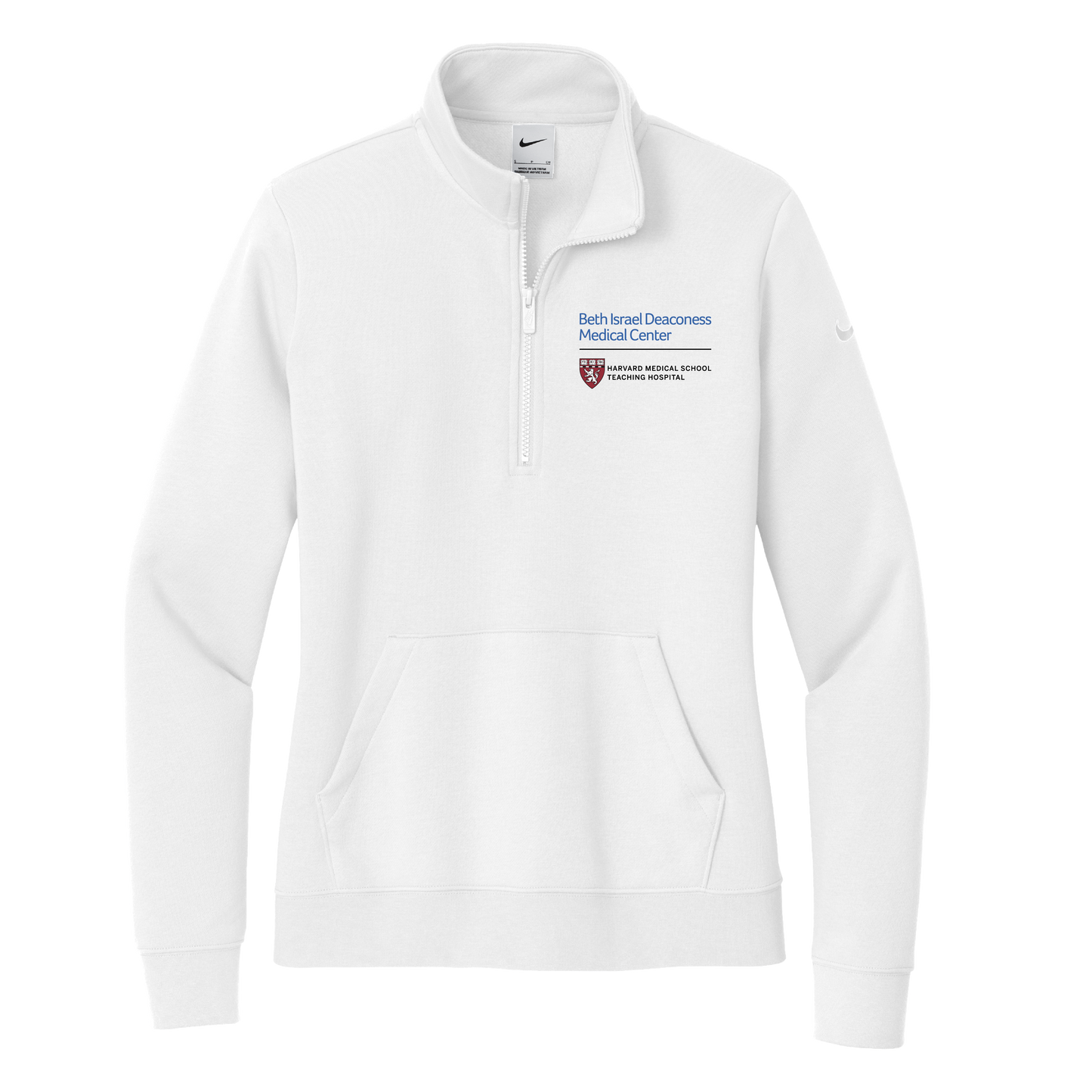 Women's Nike Club Fleece Sleeve Swoosh 1/2-Zip